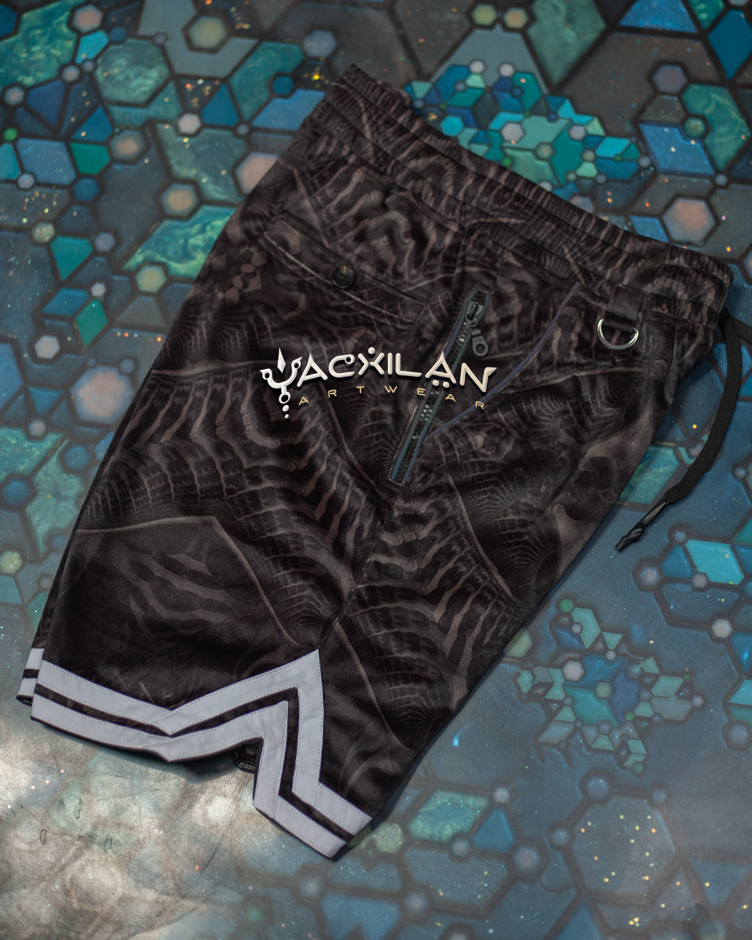 Boxing Shorts White Mountains Men / Velvet Fawn - DARK SANDOKAN